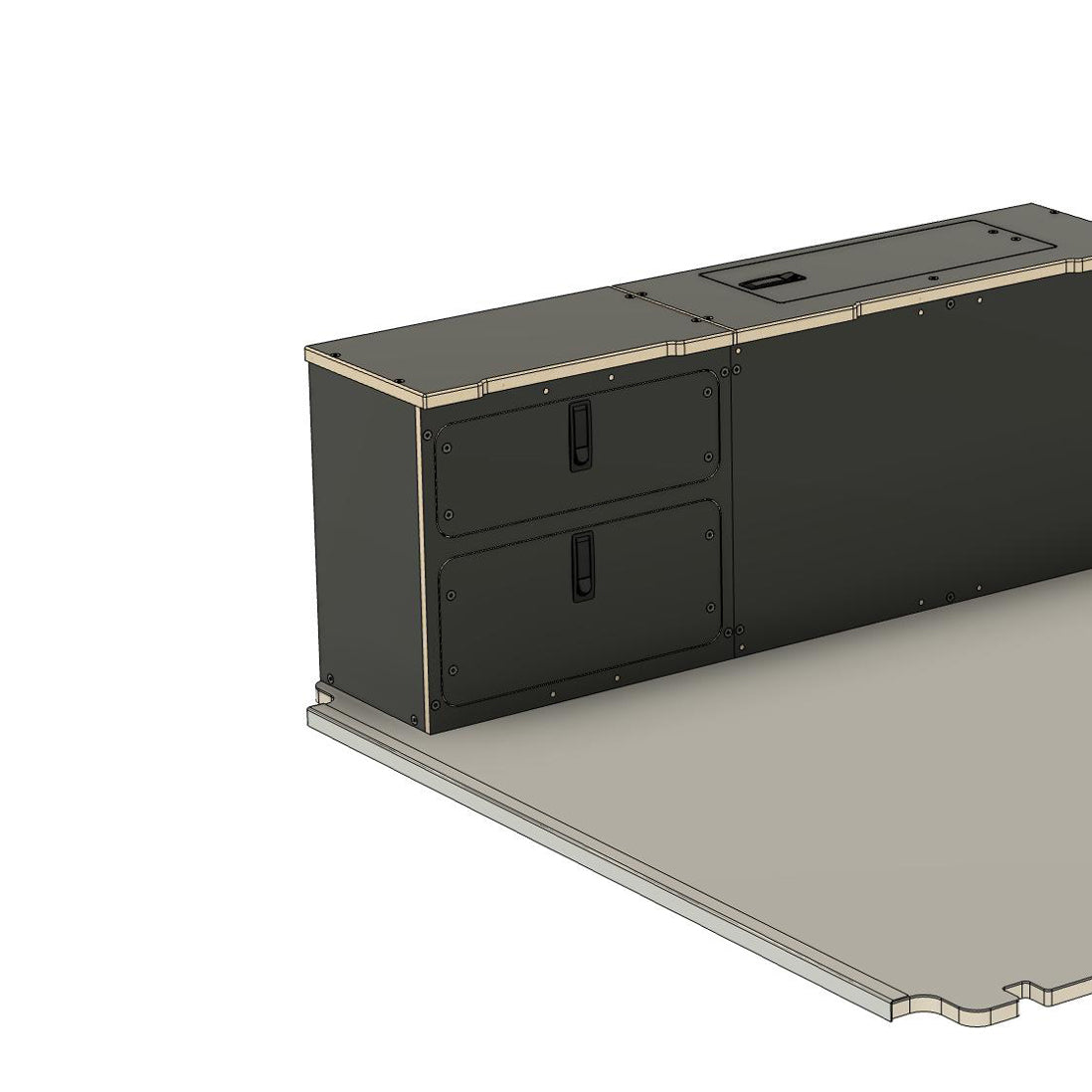 Alu-Cab ModCAP Mid Size Camper System - Drawer Module - Driver Side