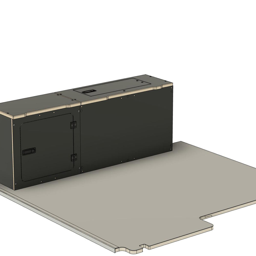 Alu-Cab ModCAP - Mid Size Camper System - Front Utility Module - Driver Side