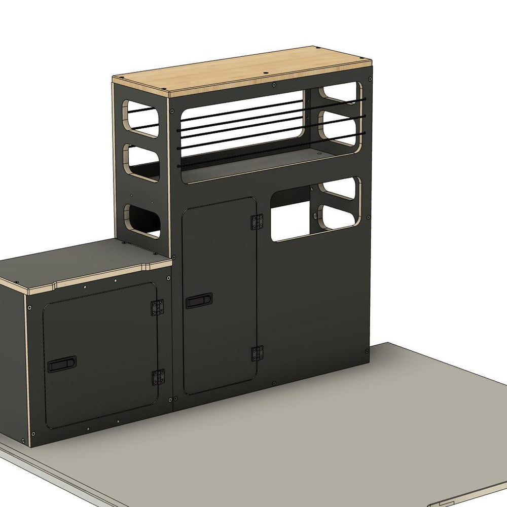 
                      
                        Alu-Cab ModCAP Mid Size Camper System - Shelf Module - Driver Side
                      
                    